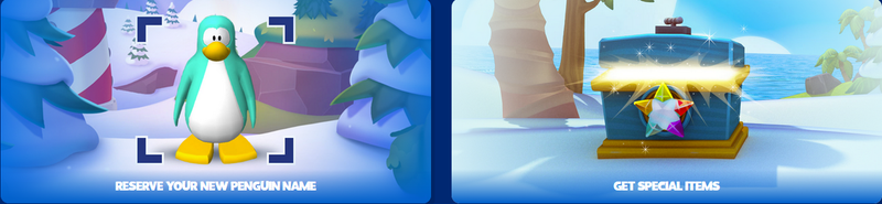 From the Club Penguin Paradise pre-registry site.